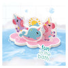 Ses creative - tiny talents - eenhoorn bad eiland - foam eenhoorns - drijvend badspeelgoed - stimuleert fantasie - creatief spelen - baby badspeelgoed - eenhoorn speelgoed