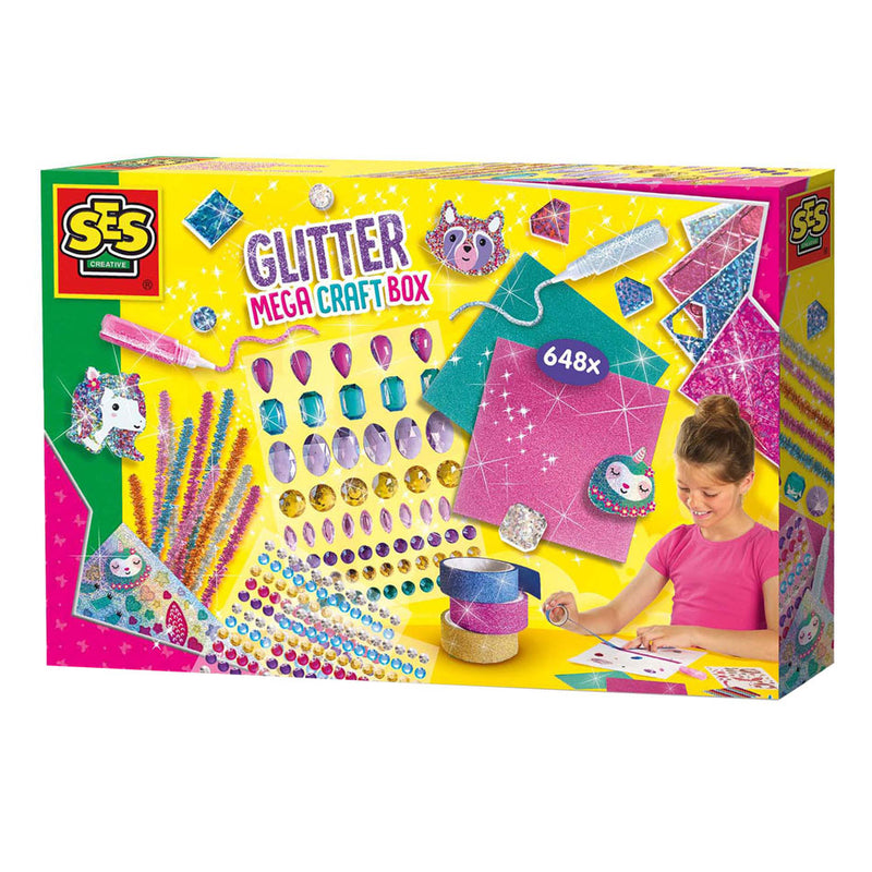 Ses glitter mega knutselbox