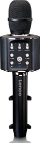 Lenco karaoke microfoon – bluetooth – speaker en lichteffecten – bmc-090bk - zwart