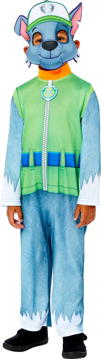 Paw patrol - verkleedkleding - rocky - kinderen - 110 (4-6 jaar)