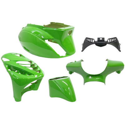 Edge plaatset 5-delig voor piaggio zip-sp vanaf bouwjaar 2000 - kawasaki groen