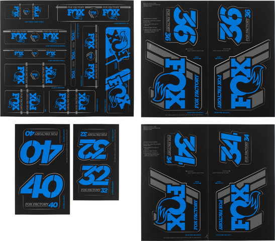 Fox racing shox heritage fork and shock decal kit up to model 2020
