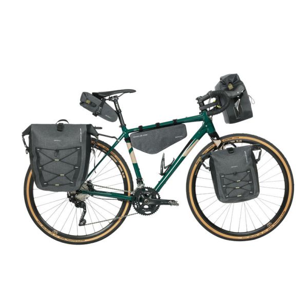 Basil Navigator Storm MIK SIDE fietstas - sportieve en functionele enkele fietstas - zwart - 100% waterdicht