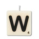 Paperdreams letter kaarsje letter w, set van 4