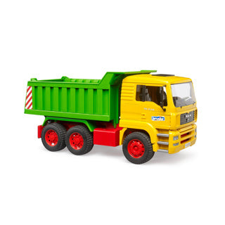 Bruder vrachtwagen man dumptruck 50 jaar jubileum speelgoedauto.