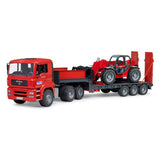 Bruder man tga vrachtwagen met manitou mlt 633 - afbeelding 1