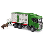 Bruder 03548 - scania super 560r veetransportwagen met koe - afbeelding 2