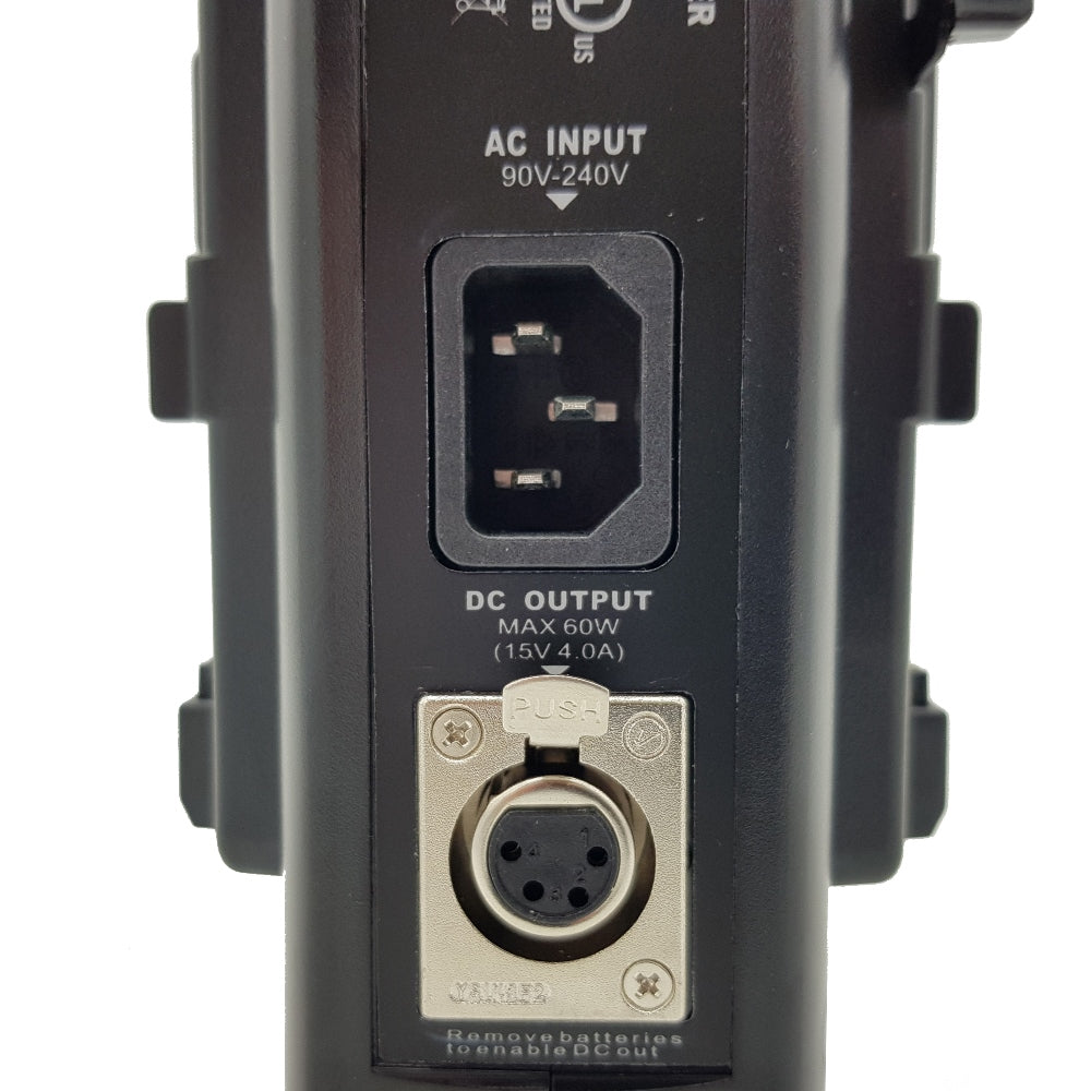 Rolux dubbele acculader rl-2ks voor v-mount accu