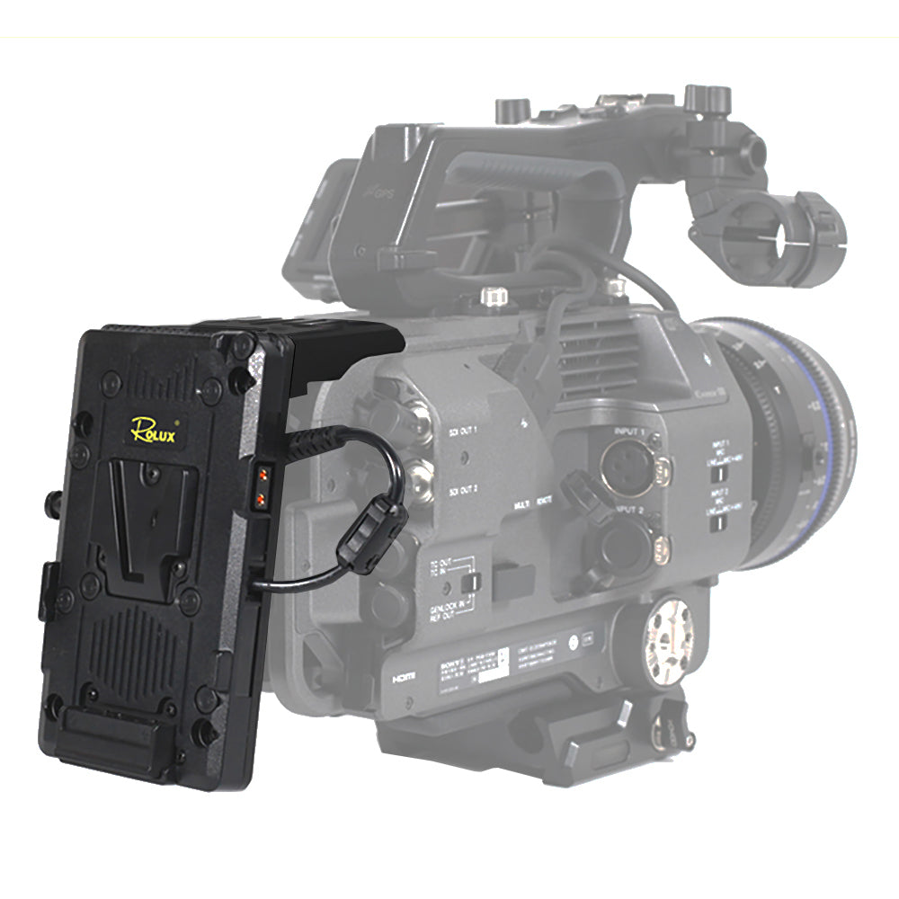 Rolux v-mount battery plate rl-gdx9 voor sony fx9