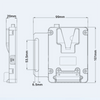 Rolux mini v-mount battery plate rl-ac12s