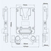 Rolux mini v-mount battery plate rl-ac13s