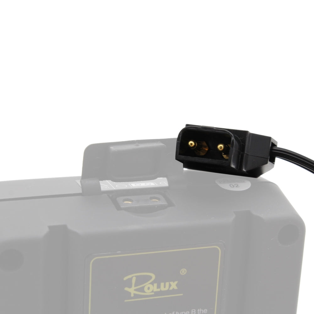 Rolux 4-pins xlr female met male d-tap rl-c5