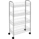 Metaltex voorraadwagen pisa 4 manden 41x23x84cm grijs