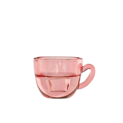 Ideas 4 seasons kaarsenhouder koffie roze ø8xh5cm