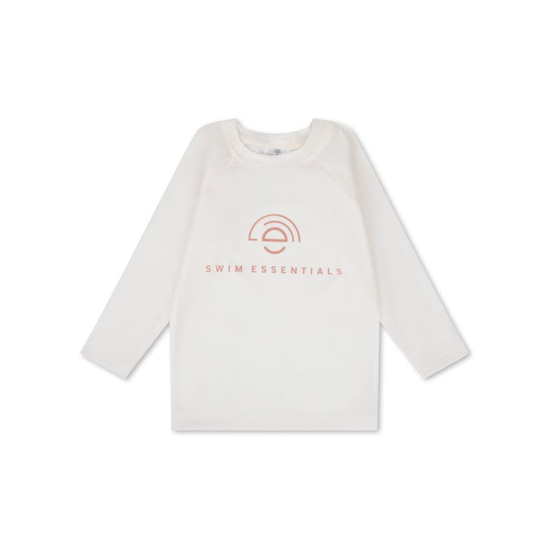 Pure tones | wit uv zwemshirt met lange mouwen