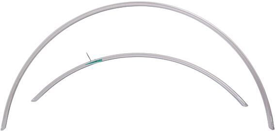 Curana spatbordset clite fender set c-lite,28 ,30mm,sil.