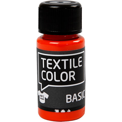 Creativ company textile color semi-dekkende textielverf - oranje, 50ml