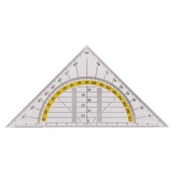 Geodriehoek od polystyreen 16cm 45graden