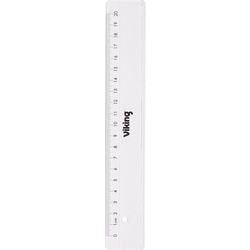 Transparante liniaal od plastic 20cm