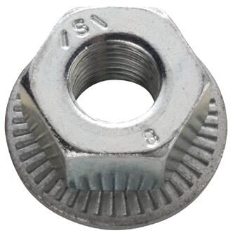 Fix-nippel asmoer axle nut m10x1 w.rotatable washer 10pcs.