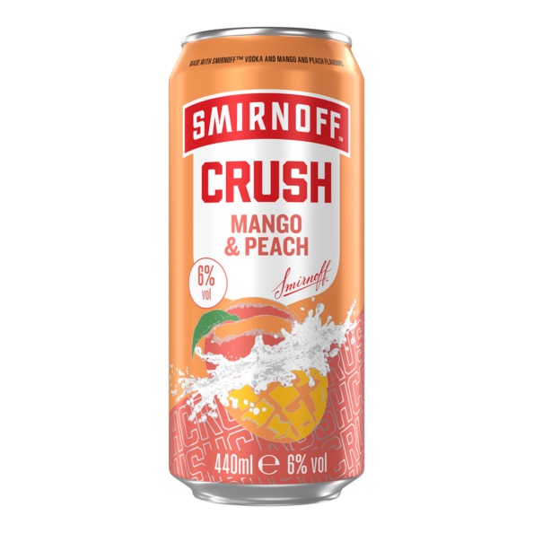 Smirnoff crush mango peach blik (12x 44 cl)