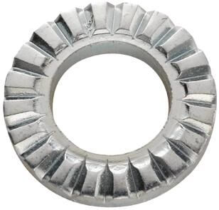 Fix-nippel unterlegscheibe fix-nip.washer knurled flat 19x9,5x3 zinc