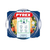 Pyrex ronde ovenschaal met deksel 2,1l