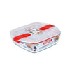 Pyrex schaal met deksel 1l 20x17x6cm