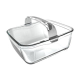 Pyrex airfryerschaal 18x20x8cm 2l met veiligheidsgrip metaal - afbeelding 1