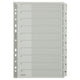 Numerieke tabbladen leitz mylar 4324 grijs bopet