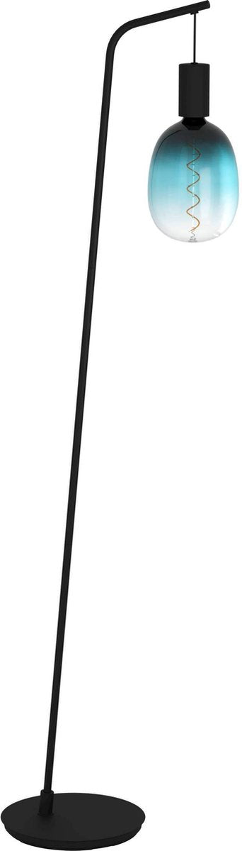 Eglo cranley vloerlamp - staande lamp - e27(excl.) - 170 cm - zwart