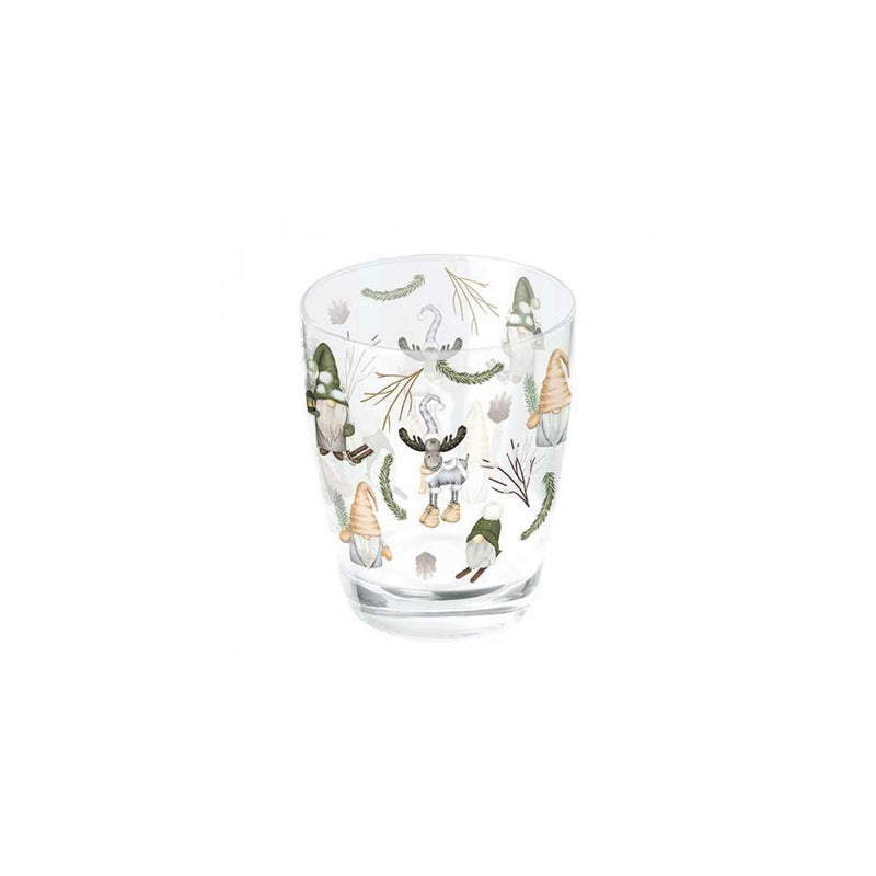 Ambiente drinkglas 250ml forest gnomes
