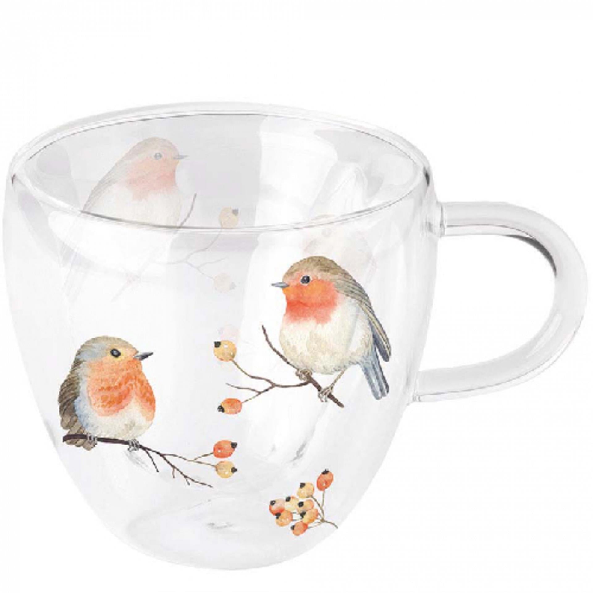 Ambiente dubbelwandig glas robin family