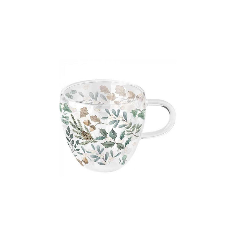Ambiente glas 200ml leaves