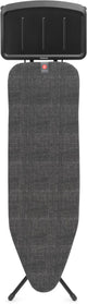 Brabantia strijkplank b - voor stoomgenerator - 124 x 38 cm - denim black