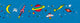 Los draaikapje ruimte blauw