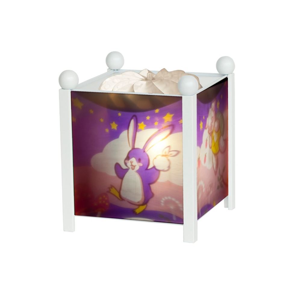 Draailampje 12v wit pinguin-bunny