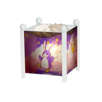 Draailampje 12v wit pinguin-bunny