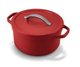 Beka plume braadpan - ø 24 cm - stoofpot - gerecycleerd gietaluminium - extra lichtgewicht - pfas-vrij - 4,5 l - rood - afbeelding 2