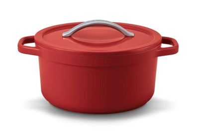 Beka plume kookpot 24cm rood aluminium met keramische anti-aanbaklaag