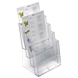 Documenthouder helit bureaustandaard transparant plastic