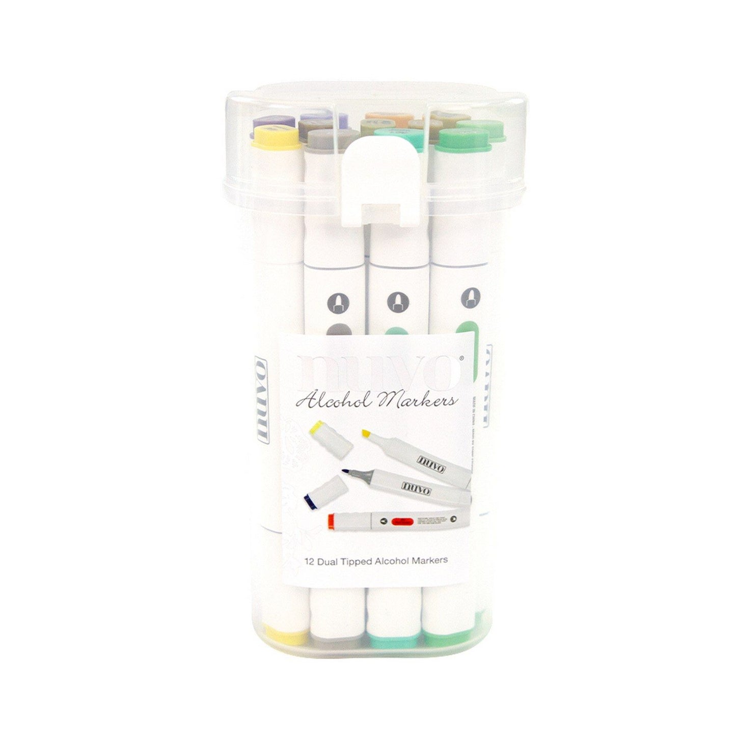 Nuvo by tonic studios nuvo • marker pens muted midtones 12pcs