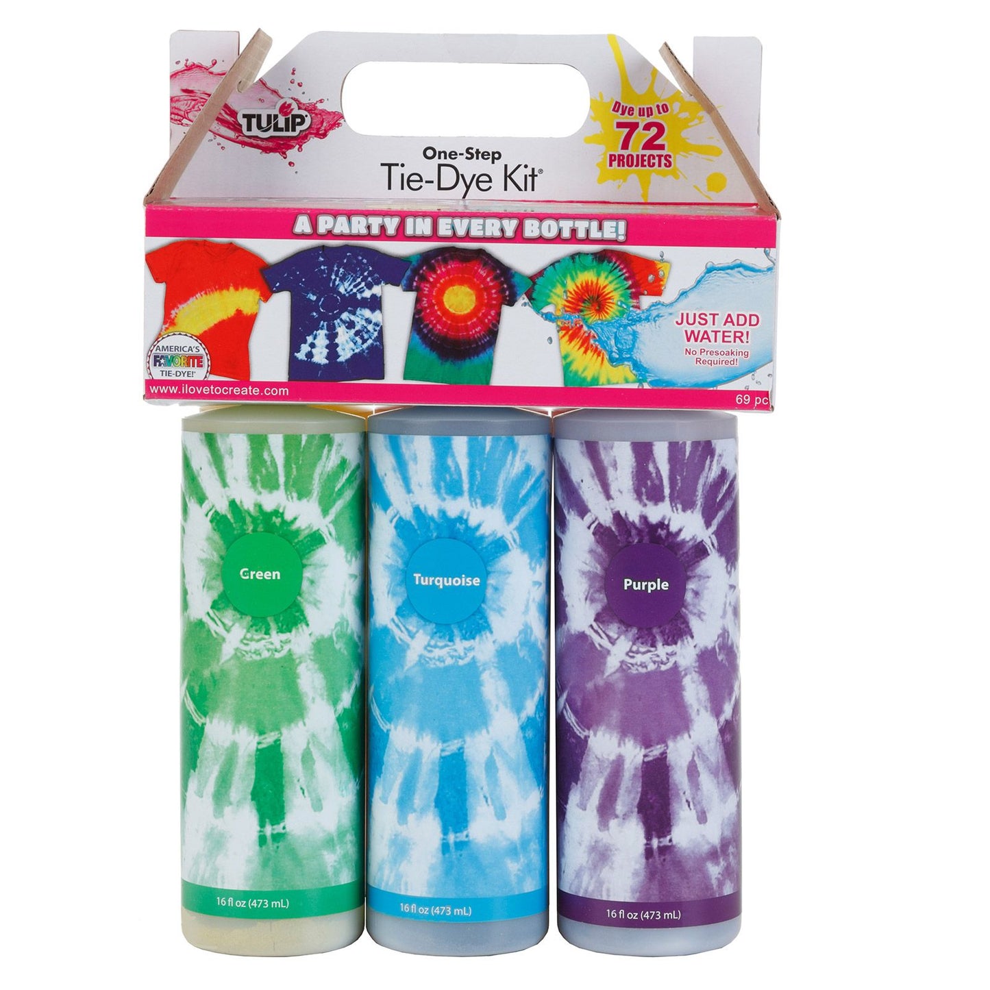 Tulip one-step tie dye tulip • tie-dye kit 6 kleuren