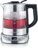 Severin waterkoker glas rvs 1l 2200w - afbeelding 1