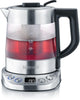 Severin waterkoker glas rvs 1l 2200w