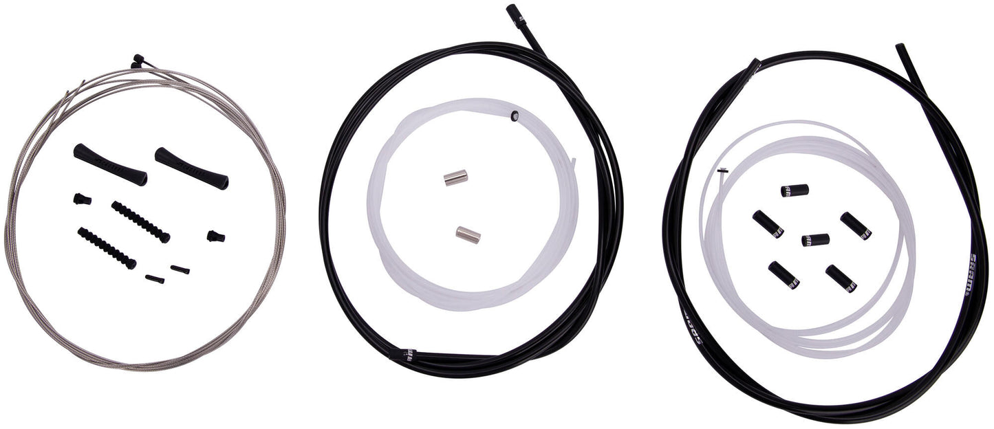 Sram versnellingskabel-set slickwire pro line set slickwire pro 2x2300mm black