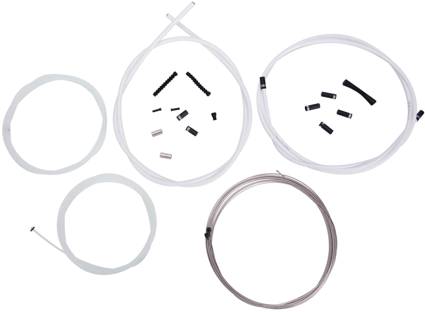 Sram versnellingskabel-set slickwire pro line set slickwire pro 2x2300mm white