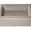 Bia bed kunstleer hoes hondenmand taupe