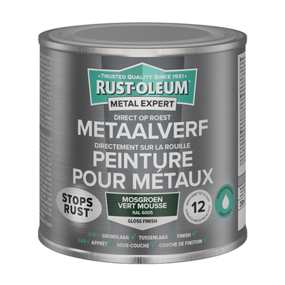 Rust-oleum 1071402 - metaalverf-hg -ral6005 - 250m direct op roest | 1 stuks
