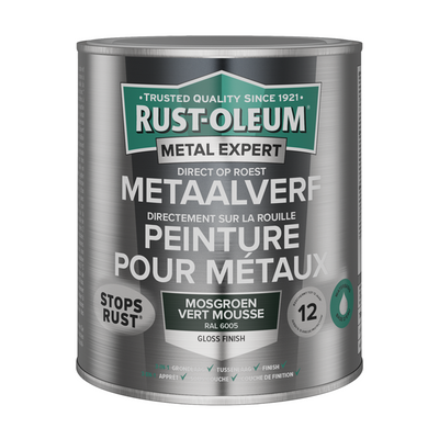 Rust-oleum 1071320 - metaalverf-hg - ral6005 -750mldirect op roest | 1 stuks